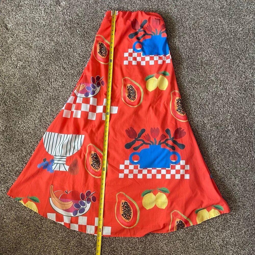 PETAL & PUP Mellonie Strapless Maxi Dress Women’s size Medium - Picture 9 of 13